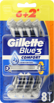 GILLETTE,maszynki do golenia 3-ostrzowe, jednorazowe, dla mężczyzn,przód