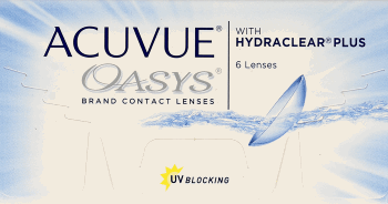 ACUVUE OASYS,soczewki kontaktowe z filtrem UV, moc: -5.25,przód