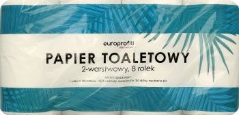EUROPROFITI,papier toaletowy 2-warstwowy,przód