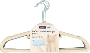 IDEENWELT,komplet 8 wieszaków do odzieży,przód