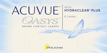 ACUVUE OASYS,soczewki kontaktowe z filtrem UV, moc: -4.50,przód