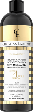 CHRISTIAN LAURENT,profesjonalny, oczyszczający płyn micelarny z kompleksem 4 herbat, 3w1,przód