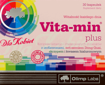 OLIMP LABS,suplement diety, kompleks witamin i chelatowanych minerałów, plus,przód