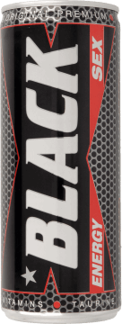BLACK,napój energetyczny,przód