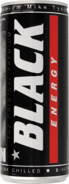 BLACK,napój energetyczny,przód