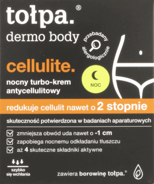 TOŁPA,nocny turbo-krem antycellulitowy,przód