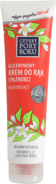 CZTERY PORY ROKU,krem do rąk regenerujący, Witamina A, E, F & Ekstrakt Neroli,przód