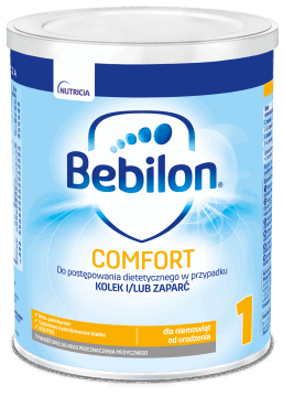 BEBILON,mleko modyfikowane dla niemowląt do postępowania dietetycznego w zaparciach i/lub kolce,przód