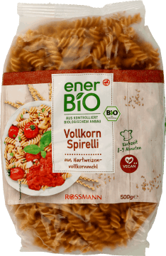 ENERBIO,makaron pełnoziarnisty Świderki,przód