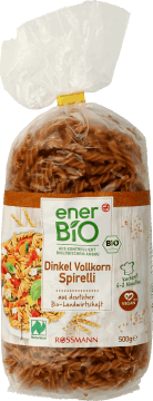 ENERBIO,makaron orkiszowy Świderki,przód