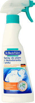 DR. BECKMANN,odplamiacz w sprayu do plam z dezodorantu i potu,przód