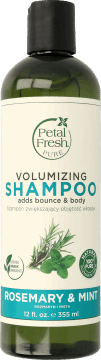 PETAL FRESH PURE,szampon zwiększający objętość włosów rozmaryn i mięta,przód