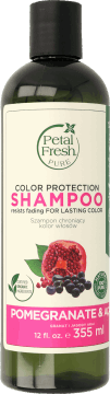 PETAL FRESH PURE,szampon chroniący kolor włosów granat i acai,przód