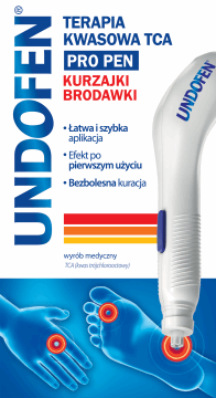 UNDOFEN,terapia kwasowa na kurzajki i brodawki,przód