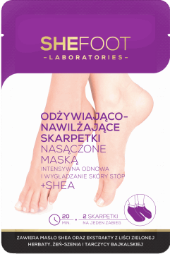 SHEFOOT,maska do stóp z jednorazową skarpetą,przód