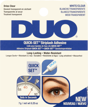 DUO,klej do sztucznych rzęs bezbarwny,przód