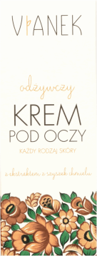 VIANEK,krem pod oczy odżywczy, każdy rodzaj cery,przód