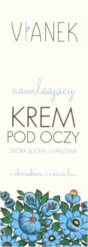 VIANEK,krem pod oczy nawilżający, cera sucha i wrażliwa,przód