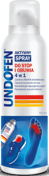 UNDOFEN,spray do stóp i obuwia 4w1,przód