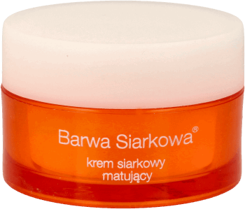BARWA SIARKOWA,siarkowy krem matujący antytrądzikowy,kompozycja-1