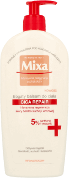 MIXA,balsam do ciała bogaty, intensywna regeneracja skóry bardzo suchej i wrażliwej,przód