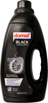 DOMOL,płyn do prania delikatnych czarnych tkanin,przód