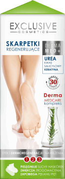 EXCLUSIVE COSMETICS,skarpetki regenerujące,przód