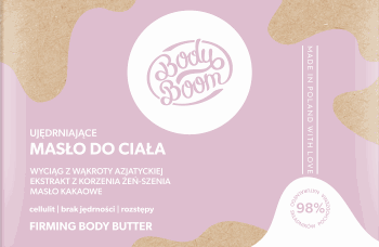 BODYBOOM,masło do ciała ujędrniające,przód