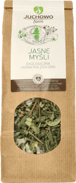 JUCHOWO FARM,ekologiczna herbatka ziołowa Jasne Myśli,przód