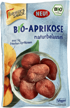 FARMER'S SNACK,morele suszone bio,przód