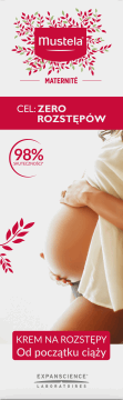 MUSTELA,krem na rozstępy,przód