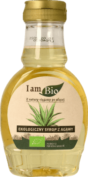 I AM BIO,syrop z agawy ekologiczny,przód