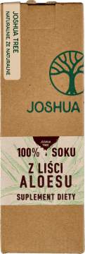 JOSHUA TREE,sok z liści aloesu, suplement diety,przód