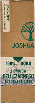 JOSHUA TREE,sok z owoców bzu czarnego, suplement diety,przód