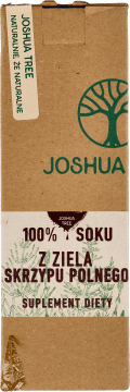 JOSHUA TREE,suplement diety, 100% soku z ziela skrzypu polnego,przód