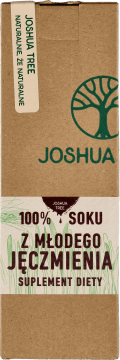 JOSHUA TREE,sok z młodego jęczmienia, suplement diety,przód