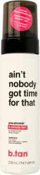 B.TAN,pianka samoopalająca w 9 minut, ain't nobody got time for that,przód