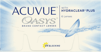ACUVUE OASYS,soczewki kontaktowe z filtrem UV moc: -4,25,przód