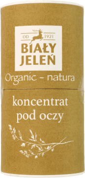BIAŁY JELEŃ,koncentrat pod oczy wygładzający,przód