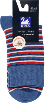 WOLA,skarpety męskie rozm. EUR 42-44,przód