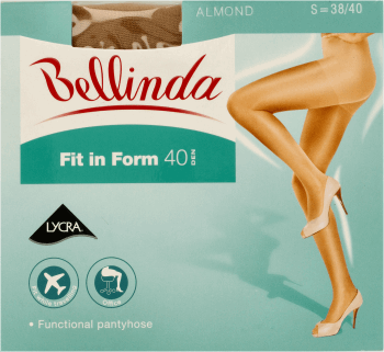BELLINDA,rajstopy, 40 DEN, Almond, rozm. S,przód
