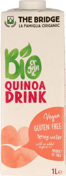 THE BRIDGE,ekologiczny napój quinoa z ryżem, bez glutenu,przód