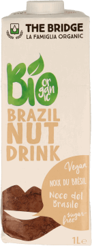 THE BRIDGE,ekologiczny napój z orzechów brazylijskich, bez glutenu,przód