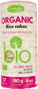 LESTELLO,wafle ryżowe ekologiczne,przód