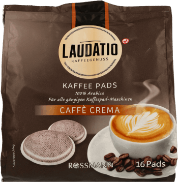 LAUDATIO,kawa w saszetkach Crema,przód