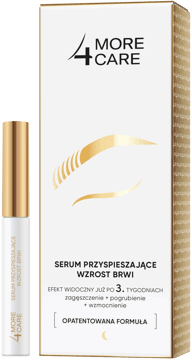 MORE4CARE,serum do brwi przyspieszające wzrost, na noc,kompozycja-1