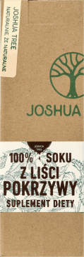 JOSHUA TREE,sok z liści pokrzywy, suplement diety,przód