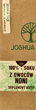 JOSHUA TREE,sok z owoców noni, suplement diety,przód
