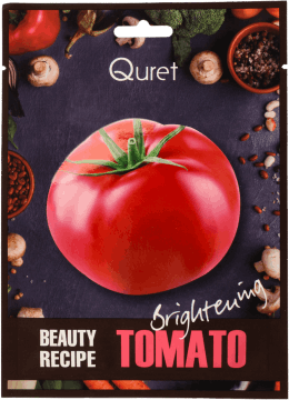 QURET,maska w płachcie rozjaśniająca Tomato,przód