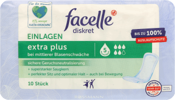 FACELLE,wkładki higieniczne Extra Plus,przód